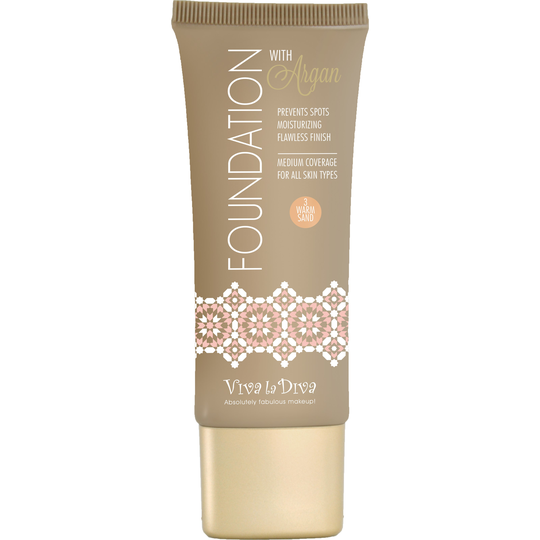 Viva la Diva Foundation with Argan oil Warm sand