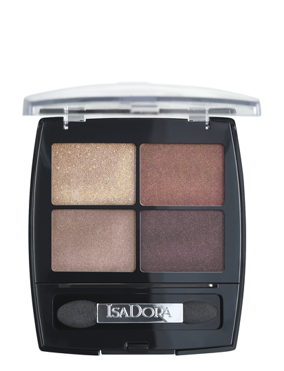 Eye Shadow Quartet Beauty WOMEN Makeup Eyes Eyeshadow Palettes Ruskea IsaDora