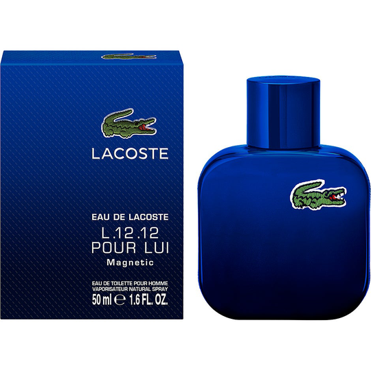 Lacoste L.12.12 Magnetic EdT, 50 ml Lacoste Miesten hajuvedet