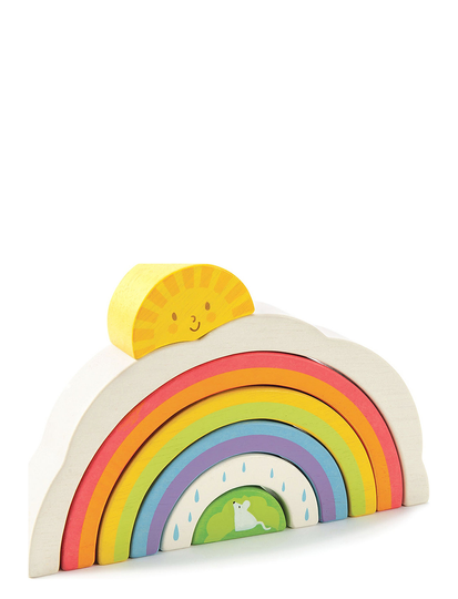 Rainbow Tunnel Puzzle Toys Puzzles And Games Games Active Games Monivärinen/Kuvioitu Tender Leaf