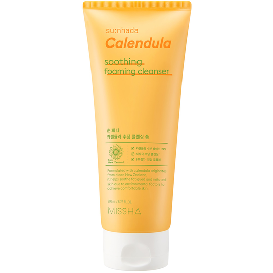 MISSHA Su:nhada Calendula Smoothing Foaming Cleanser 200 ml