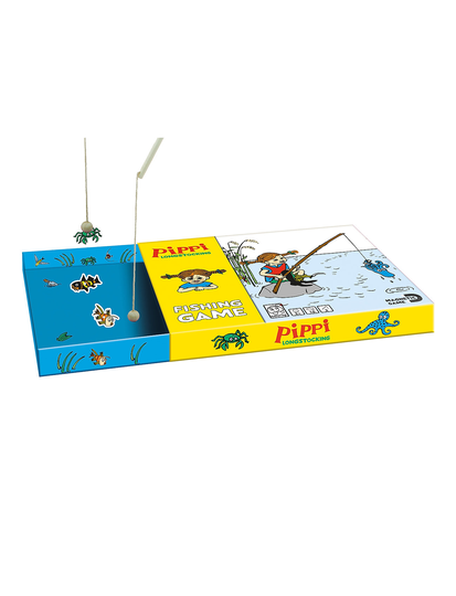 Pippi Fiskespil Toys Puzzles And Games Games Active Games Monivärinen/Kuvioitu Pippi Langstrømpe