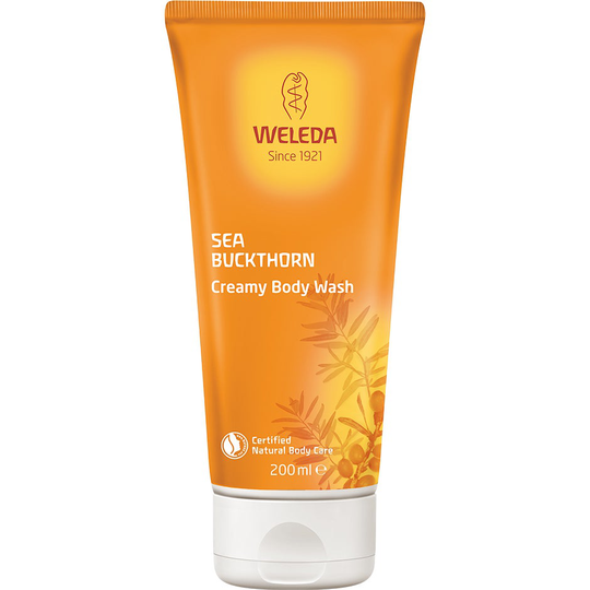 Weleda Sea Buckthorn Body Wash, 200 ml Weleda Suihku- ja kylpytuotteet