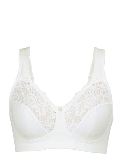 Support,Soft Bra Powder Lingerie Bras & Tops Full Cup Bras Valkoinen Abecita