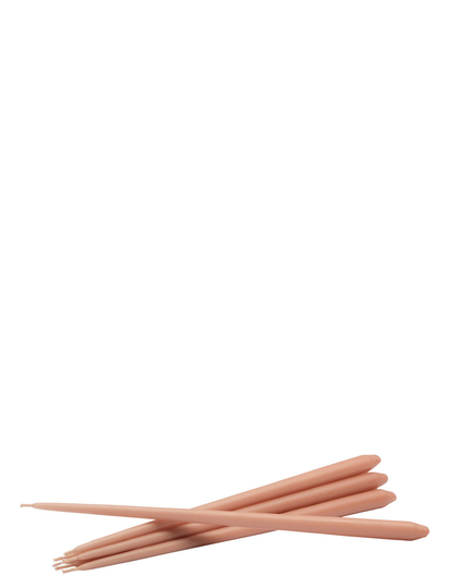 Stoff Taper Candles By Ester & Erik, Box With 6 Pieces Home Decoration Candles Pillar Candles Vaaleanpunainen STOFF Nagel
