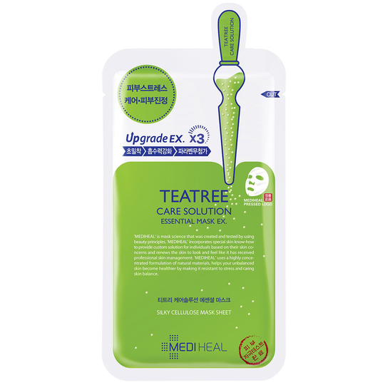 Teatree Care Solution Essential Mask, Mediheal K-Beauty