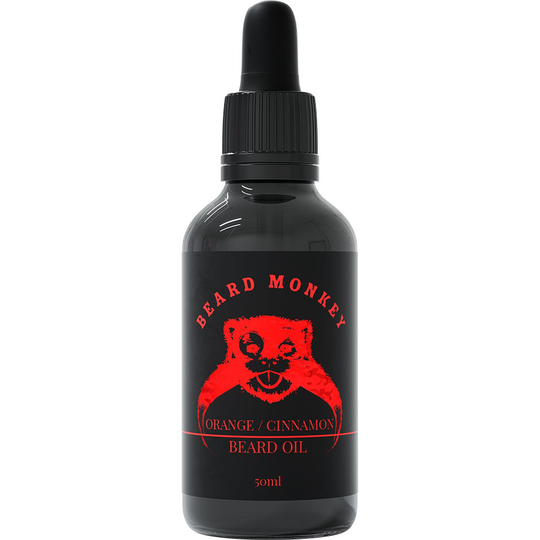 Orange & Cinnamon Beard Oil, 50 ml Beard Monkey Parta & Viikset