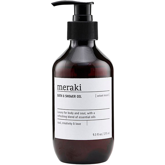 Velvet Mood Bath & Shower Oil, 275 ml Meraki Kylpy & Suihku