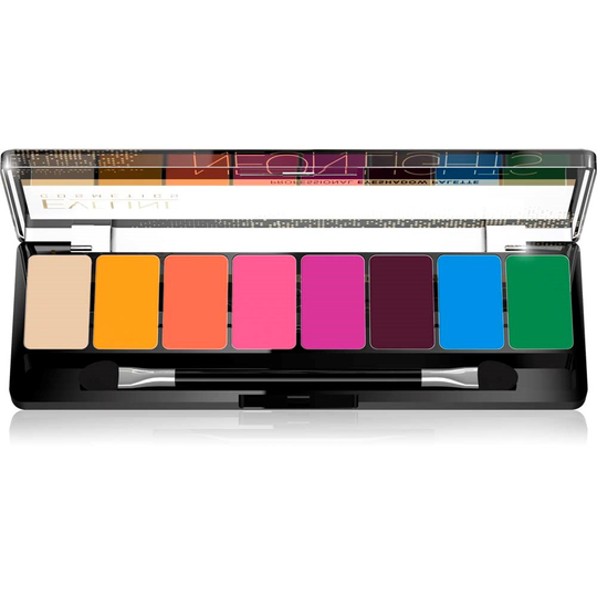 Eveline Cosmetics Eyeshadow Palette 8 Colors Neon Lights