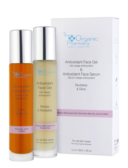 Antioxidant Face Serum + Antioxidant Face Gel Seerumi Kasvot Ihonhoito Monivärinen/Kuvioitu The Organic Pharmacy