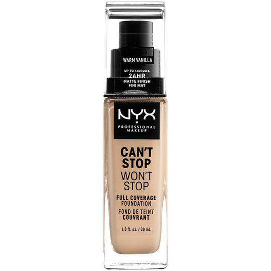 NYX PROFESSIONAL MAKEUP Can't Stop Won't Stop Foundation Warm van