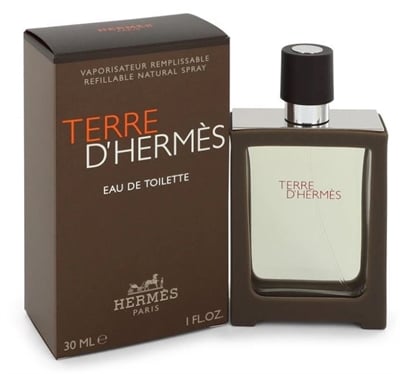 Hermes Terre D' Hermes EDT-suihke 30ml, täytettävä