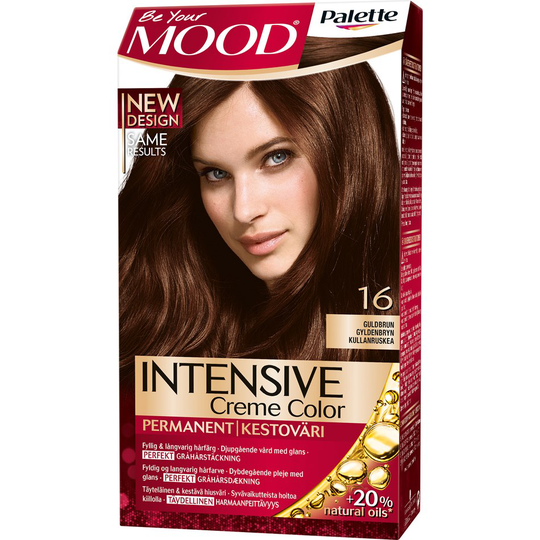 Schwarzkopf MOOD Intensive Creme Color 16 Guldbrun