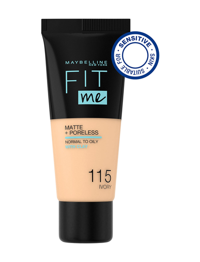 Maybelline Fit Me Matte + Poreless Foundation 115 Ivory Meikkivoide Meikki Maybelline
