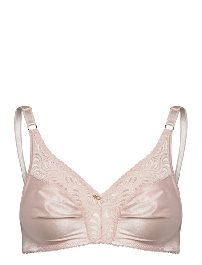 Glitter,Soft Bra White Lingerie Bras & Tops Soft Bras Tank Top Bras Kermanvärinen Abecita