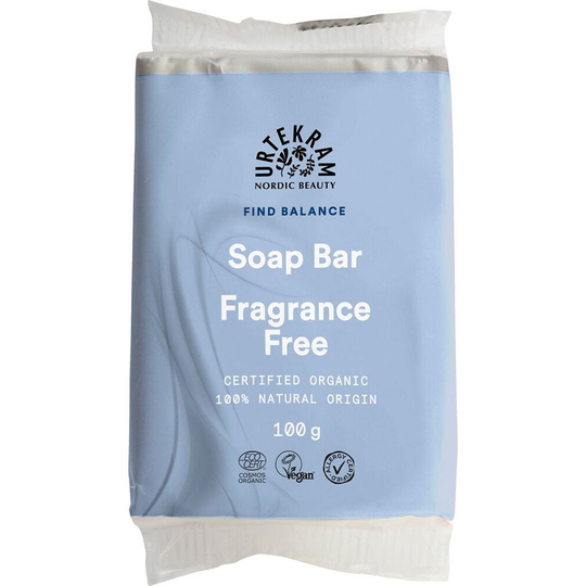Fragrance Free Soap Bar, 100 g Urtekram Käsisaippua