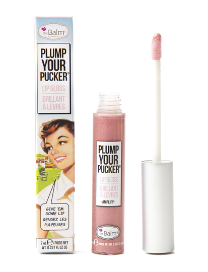 Plump Your Pucker Huulikiilto Meikki Vaaleanpunainen The Balm