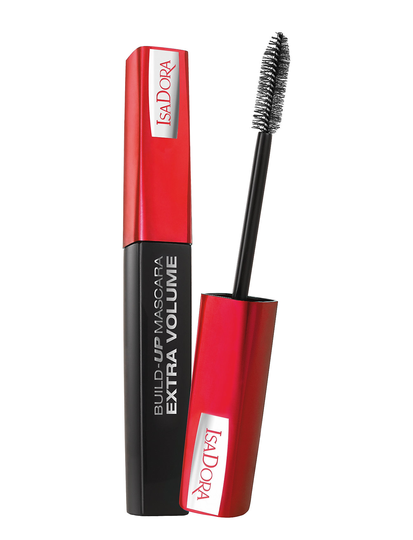 Build-Up Mascara Extra Volume Ripsiväri Maskara Meikki Musta IsaDora