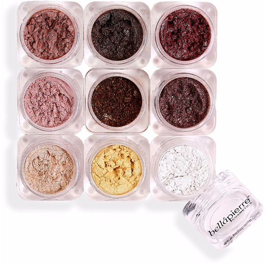 BellaPierre Mineral Shimmer Powder 9 Stack Serenity