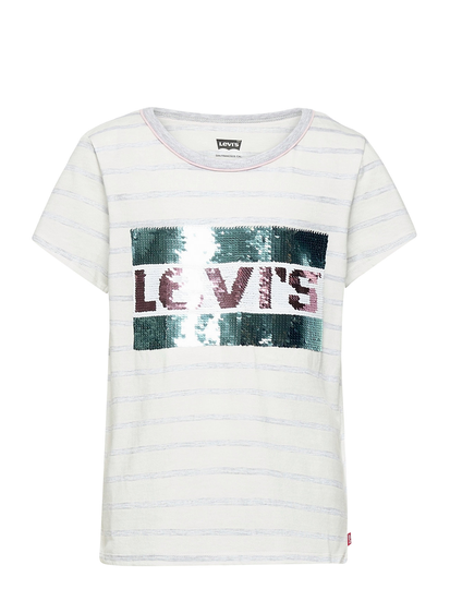 Lvg Ss Two T Ringer Tee T-shirts Short-sleeved Valkoinen Levi's
