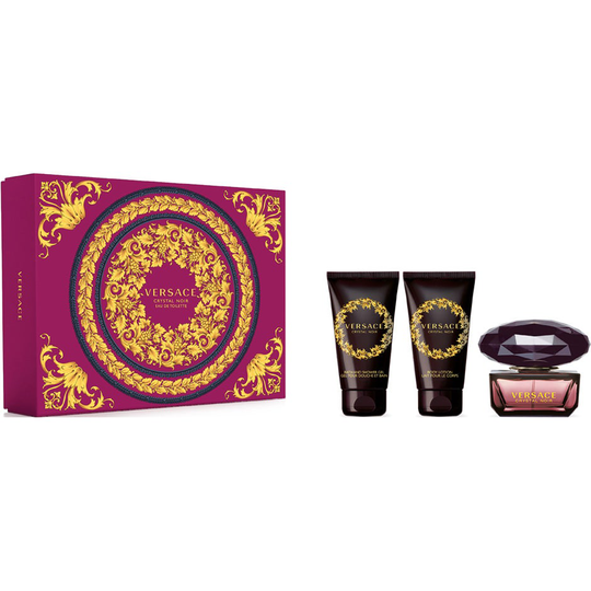 Crystal Noir Gift Set, 150 ml Versace Naisten hajuvesisetit