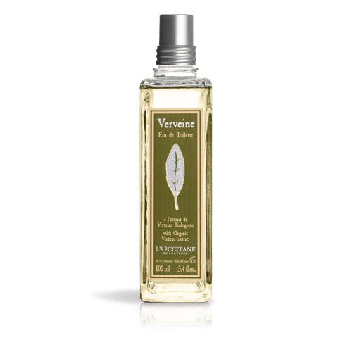 L' Occitane Verveine EDT-suihke 100ml orgaanisella verbenauutteella varustettuna