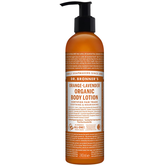 Orange Body Lotion, 237 ml Dr. Bronner's Käsivoiteet