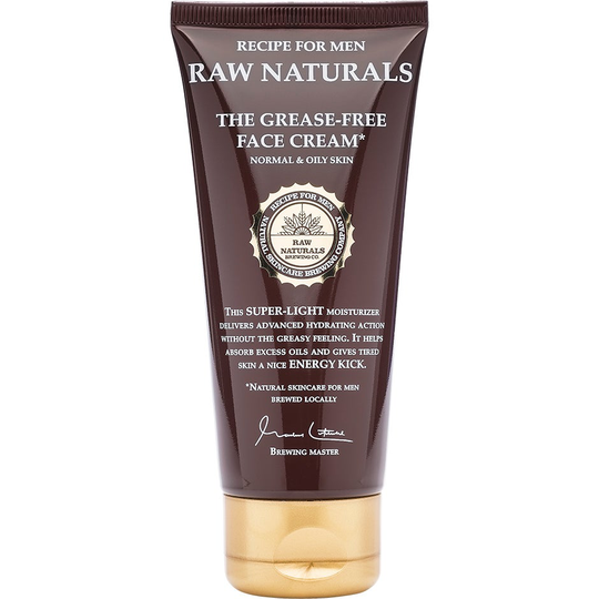 Raw Naturals The Grease-Free Face Cream, 100 ml Raw Naturals by Recipe for Men Kasvovoiteet