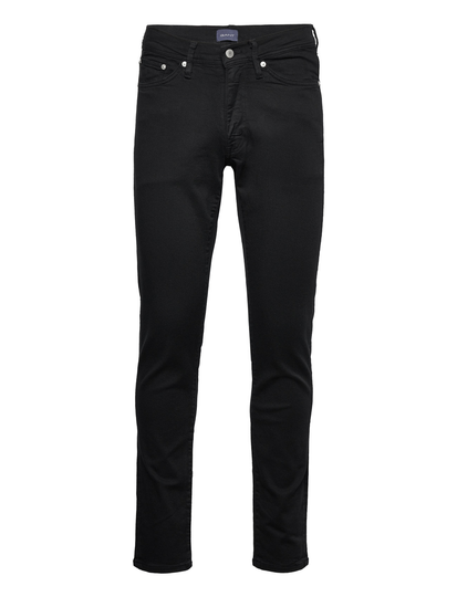 D1. Maxen Active-Recover Col Jeans Tiukat Farkut Musta GANT