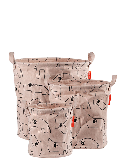 Storage Baskets 3 Pcs Contour Home Kids Decor Storage Storage Baskets Punainen D By Deer