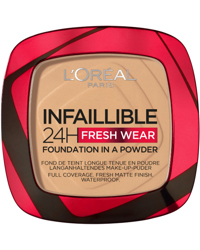 Infaillible 24H Fresh Wear Powder Foundation, 200 Golden