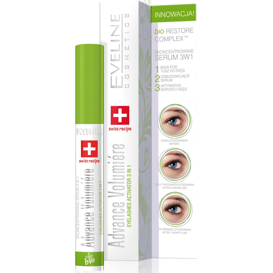 Eveline Cosmetics Advance Volumiere Eyelashes Activator 3in1 10 m