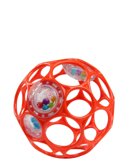 Oball Rattle - Rød Toys Baby Toys Educational Toys Activity Toys Punainen Oball
