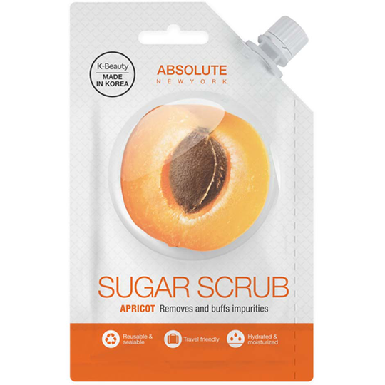 Spout Apricot Sugar Scrub, 25 g Absolute New York Kasvokuorinnat