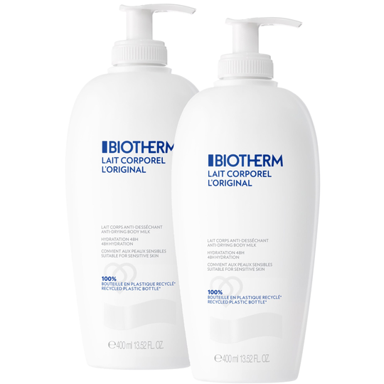 Biotherm Lait Corporel Duo Sleeve 2 Pack 800 ml