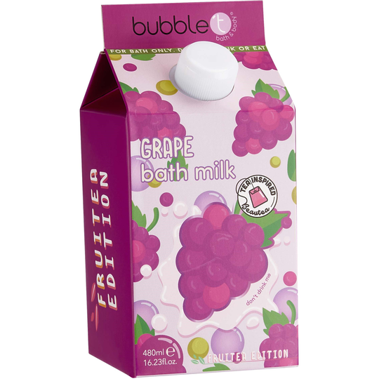BubbleT Fruitea Grape Bath Milk 480 ml