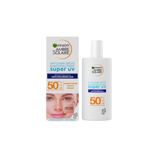 Ambre Solaire Non tinted fluid shaka anti age, 40 ml Garnier Aurinkosuoja kasvot