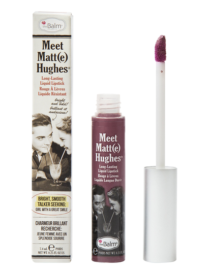 Meet Matt Hughes Affectionate Huulikiilto Meikki Liila The Balm