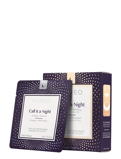 Ufo Mask Call It A Night X 7 Beauty WOMEN Skin Care Face Face Masks Sheet Mask Sininen Foreo