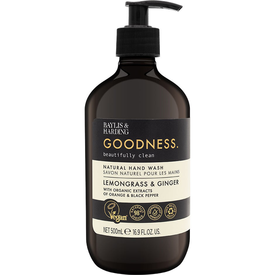 Goodness Lemongrass & Ginger Hand Wash, 500 ml Baylis & Harding Käsisaippua