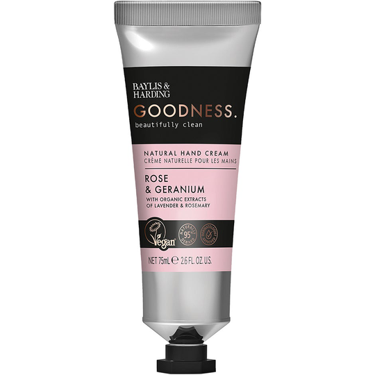 Goodness Rose & Geranium Hand Cream, 75 ml Baylis & Harding Käsivoiteet