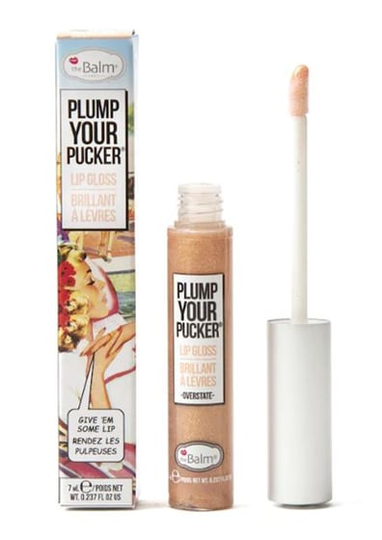 The Balm Plump Your Pucker Lip Gloss 7ml Plump Your Pucker Overstate - huulikiilto