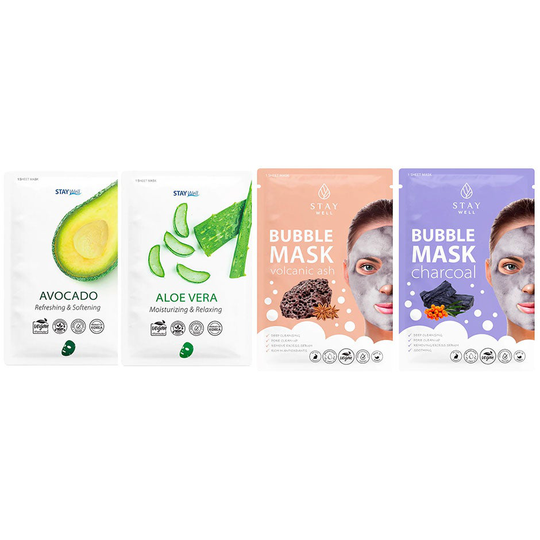 Soothing & Pore Regulating Kit, Stay Well K-Beauty: Kasvonaamiot