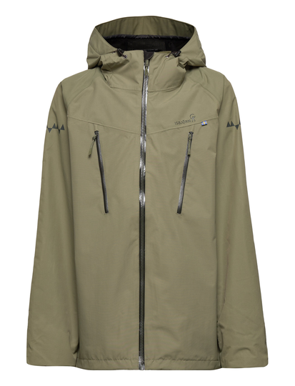 Monsune Hardshell Jacket Outerwear Shell Clothing Shell Jacket Vihreä ISBJÖRN Of Sweden
