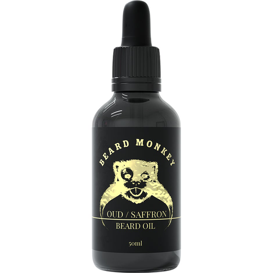 Oud & Saffron Beard Oil, 50 ml Beard Monkey Parta & Viikset