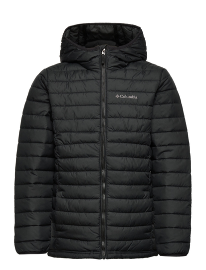 Powder Lite Boys Hooded Jacket Toppatakki Musta Columbia Sportswear