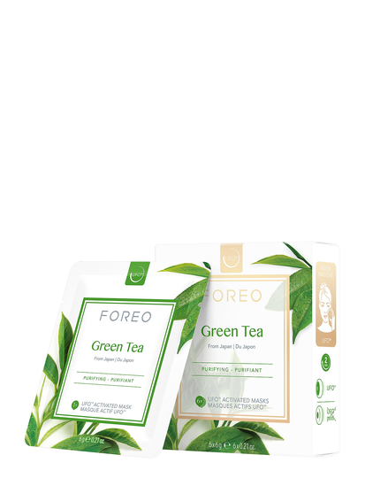 Ufo Mask Green Tea X 6 Kasvonaamio Ihonhoito Nude Foreo