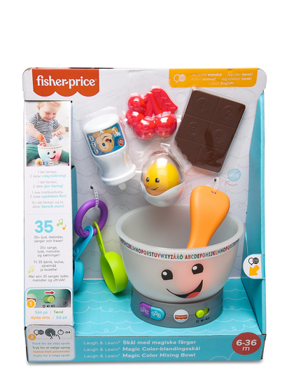 Fisher-Price® Laugh & Learn® Magic Color Mixing Bowl Toys Baby Toys Educational Toys Activity Toys Monivärinen/Kuvioitu Fisher-Price
