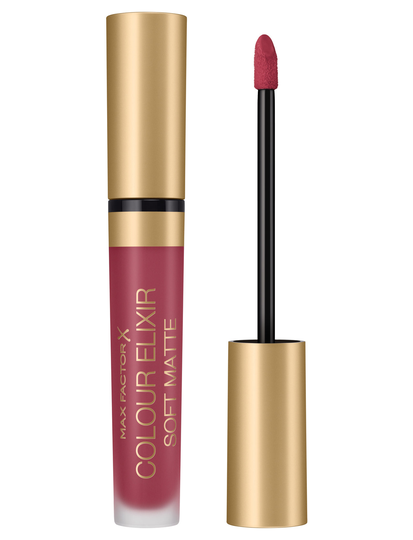 Color Elixir Soft Matte Lipstick 35 Faded Red Huulipuna Meikki Vaaleanpunainen Max Factor