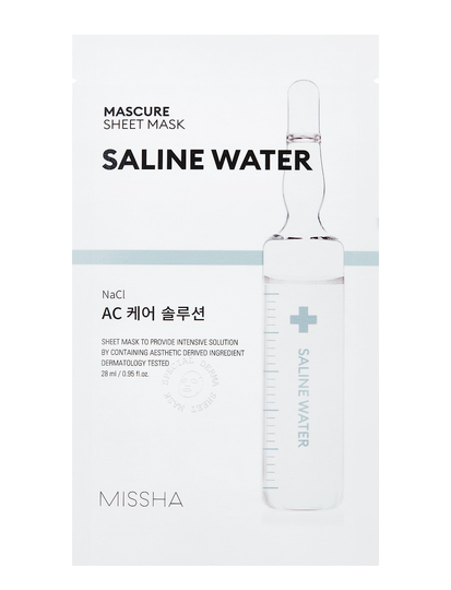 Missha Mascure Ac Care Solution Sheet Mask Beauty WOMEN Skin Care Face Face Masks Sheet Mask Nude Missha